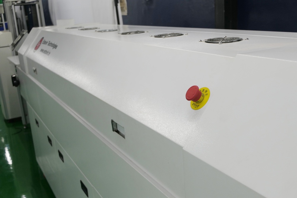 Industrial SMT reflow soldering oven 6 top and 6 bottom heating zones