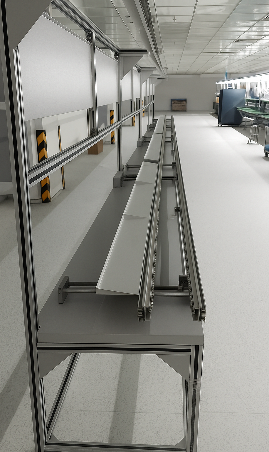MI Line Motorized Single-Side Working Conveyor – 7.3 Mtr (24’)