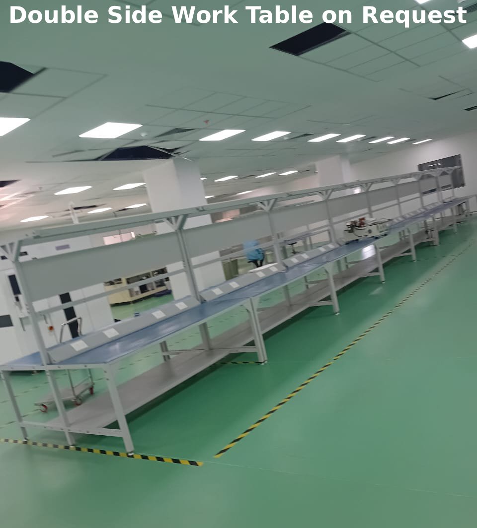 Heavy-duty industrial workbench 6-foot length with adjustable feet