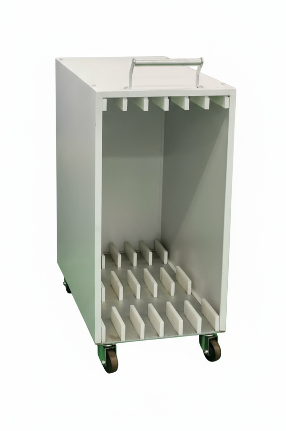 Durable grey industrial trolley ET T700 designed for moving heavy loads in workshops and chemical plants